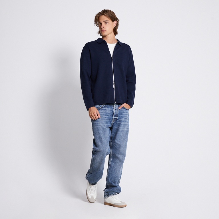 Zip Knit Cardigan "Reed"